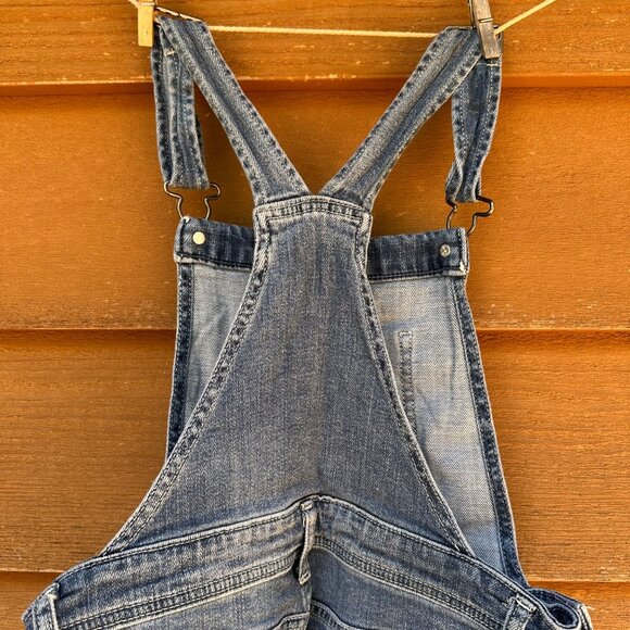Cat & Jack Girls Sequin Super Stretch Denim Overall Shorts Size L 10/12 - Picture 11 of 11